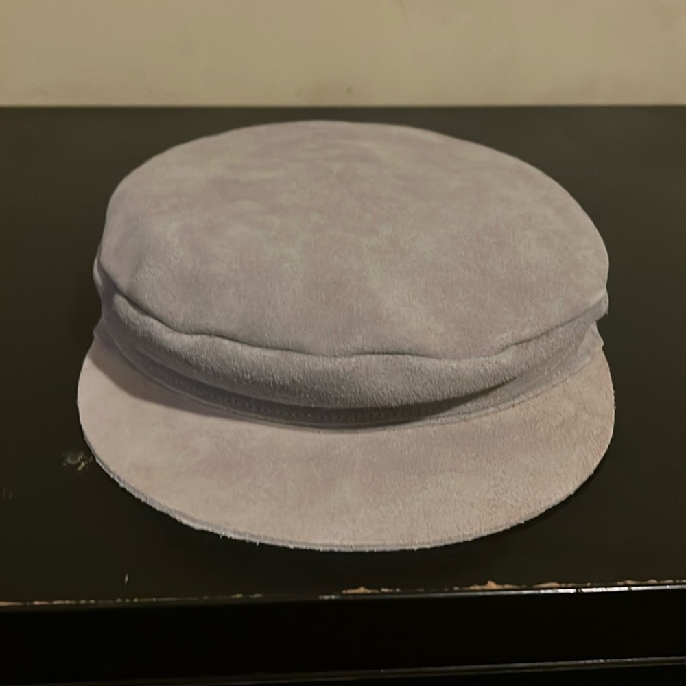 Lack Of Color Suede Fiddler Cap in Light Lavender